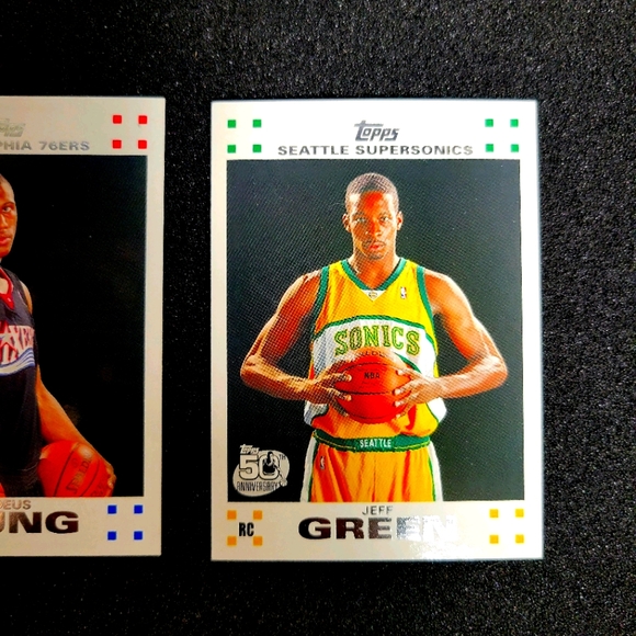 🤾🏾👑 Kevin Durant/Al Horford 2007 Topps Complete Rookie Set - Picture 16 of 16